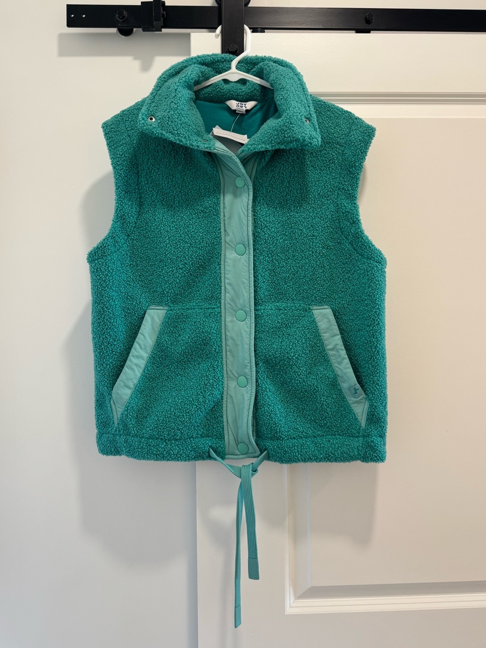 NWT JoyLab | Women’s High Pile Button Up Vest | Oversized Boxy Fit | Size XXS